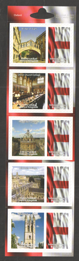(image for) UK0040 Oxford Universal Mail Stamps Dated: 06/12